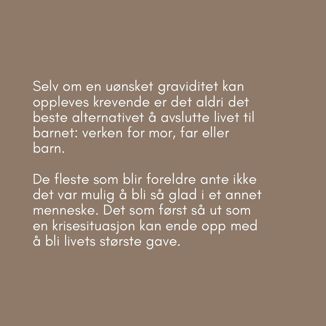 Velg livets nettside velglivet.no med informasjon og hjelp