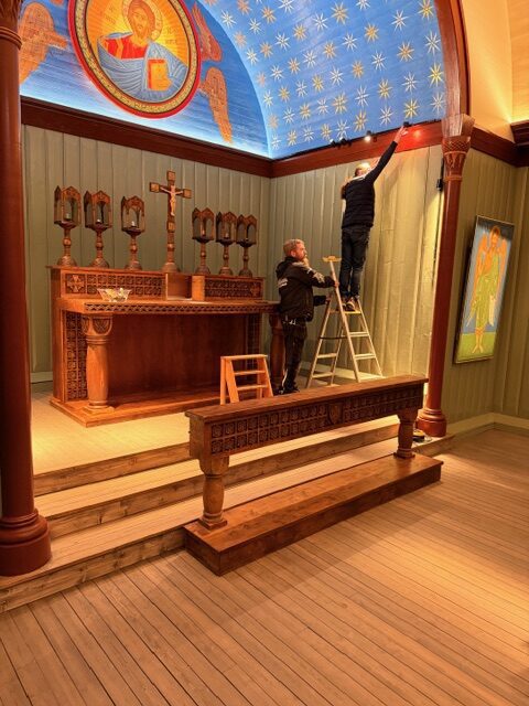 Fargevalg i kapellet