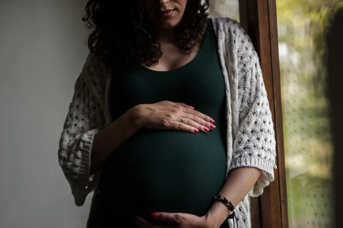 Illustrasjonsfoto av en gravid kvinne.