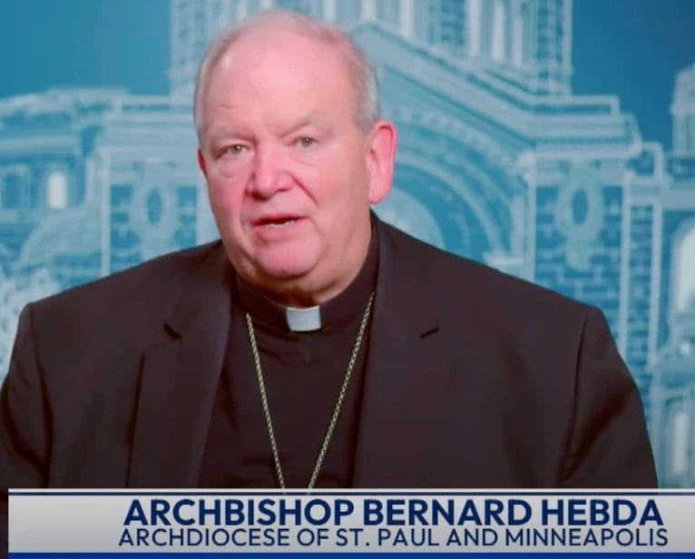Erkebiskop Bernard Hebda av Saint Paul og Minneapolis i 2025.