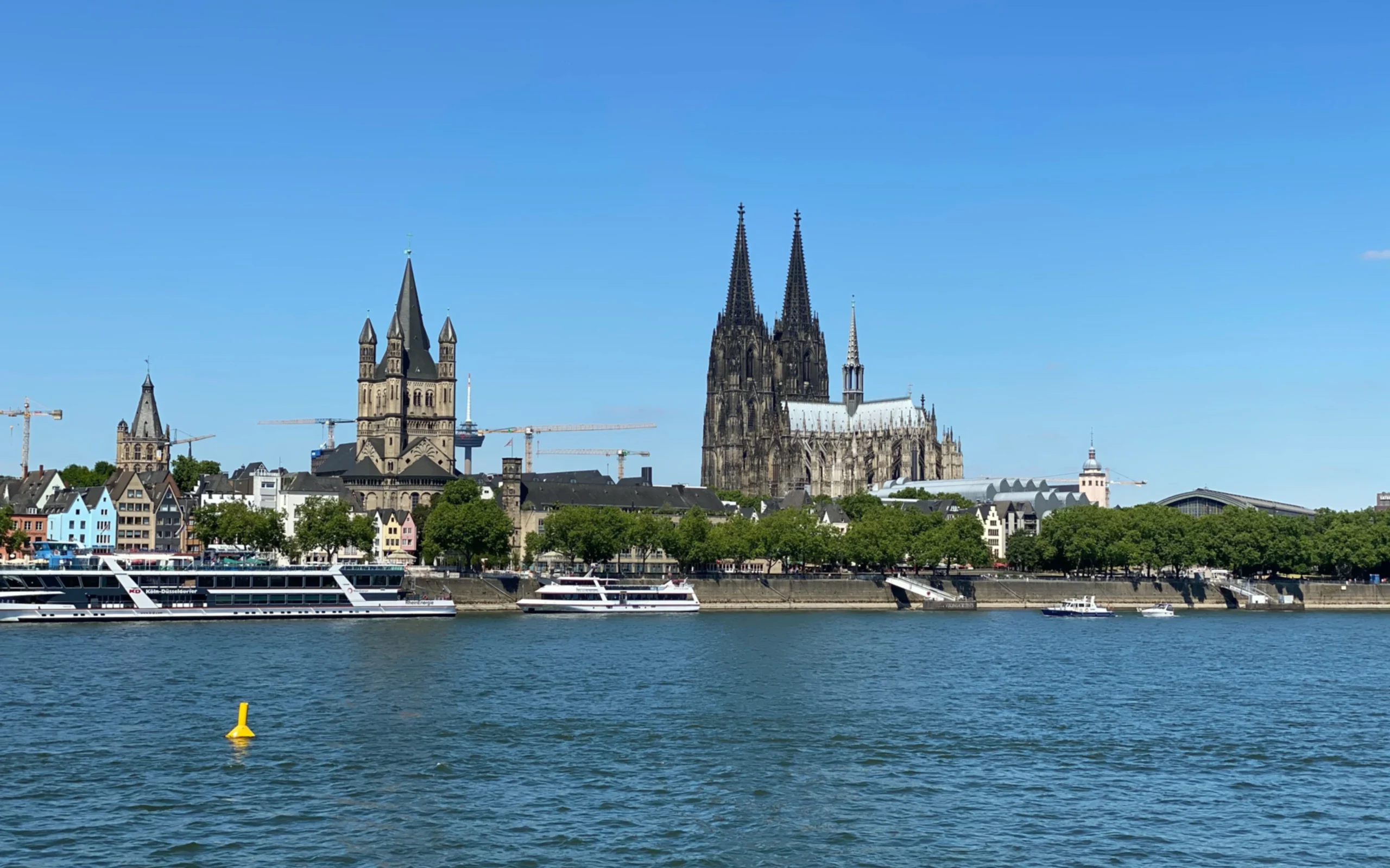 Kölnerdomen i Köln sett utenfra