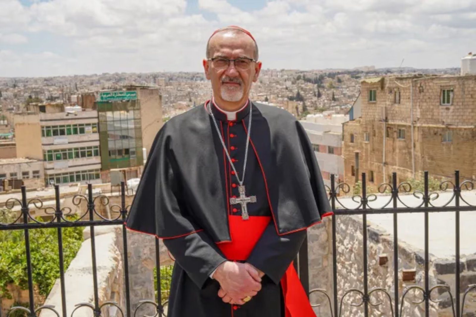 Den latinske patriarken av Jerusalem, kardinal Pierbattista Pizzaballa, i Det hellige land.
