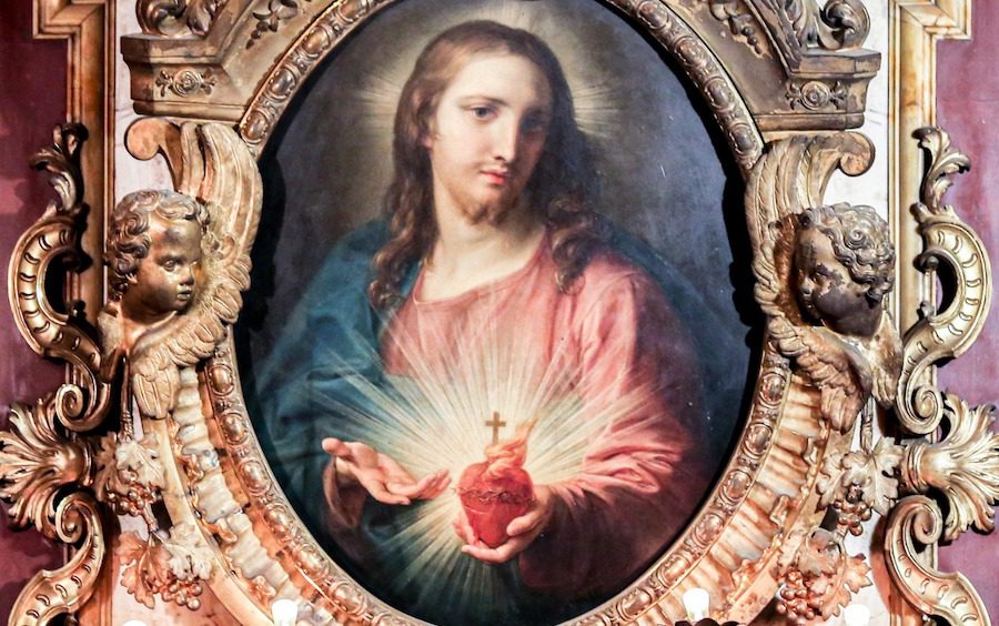 Jesu hellige hjerte i Il Gesù-kirken i Roma