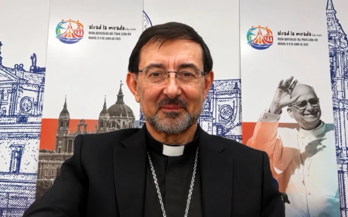 Erkebiskopen av Madrid i Spania, kardinal José Cobo Cano.